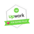 Upwork Top Rated Plus Badge